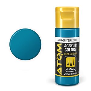 Ammo Mig 20117 - Farba akrylowa Atom Duck Blue 20 ml