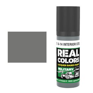 AK Interactive RC979 - Farba A-14 Interior Steel Grey 17 ml