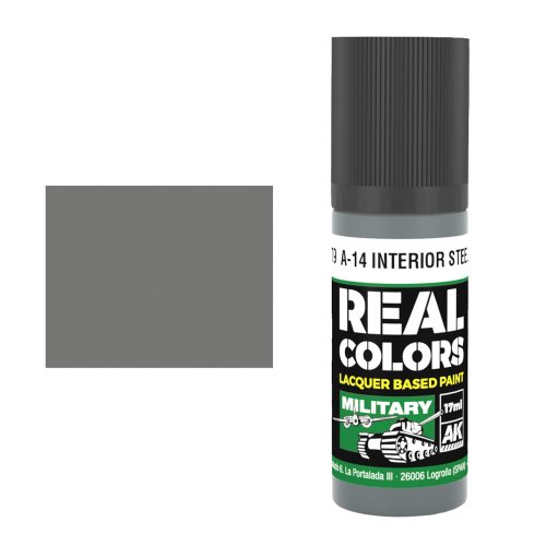 Przejdź do produktu AK Interactive RC979 - Farba A-14 Interior Steel Grey 17 ml