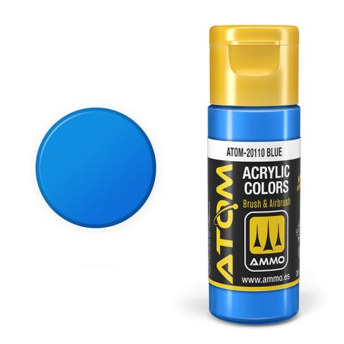 Przejdź do produktu Ammo Mig 20110 - Farba akrylowa Atom Blue 20 ml
