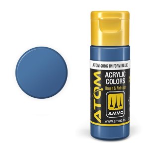 Ammo Mig 20107 - Farba akrylowa Atom Uniform Blue 20 ml