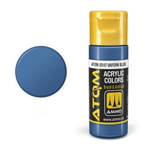 Przejdź do produktu Ammo Mig 20107 - Farba akrylowa Atom Uniform Blue 20 ml