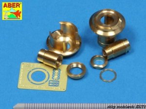 ABER 16L11 - 1:16 Final muzzle brake German 7,5 cm barrel for Pz.Kpfw IV H and J