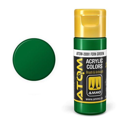 Przejdź do produktu Ammo Mig 20091 - Farba akrylowa Atom Fern Green 20 ml