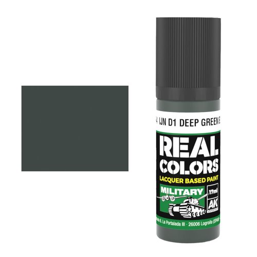 Przejdź do produktu AK Interactive RC954 - Farba IJN D1 Deep Green Black 17 ml