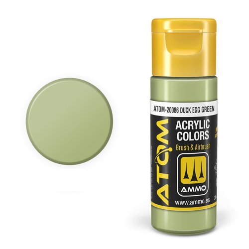 Przejdź do produktu Ammo Mig 20086 - Farba akrylowa Atom Duck Egg Green 20 ml