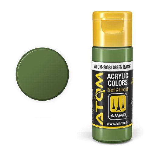 Przejdź do produktu Ammo Mig 20083 - Farba akrylowa Atom Green Base 20 ml