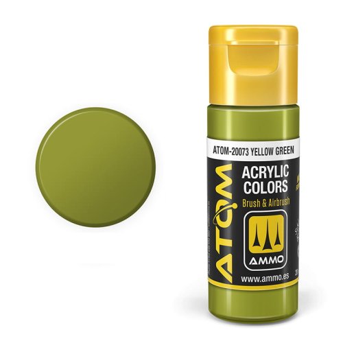 Przejdź do produktu Ammo Mig 20073 - Farba akrylowa Atom Yellow Green 20 ml