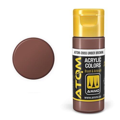 Przejdź do produktu Ammo Mig 20055 - Farba akrylowa Atom Umber Brown 20 ml
