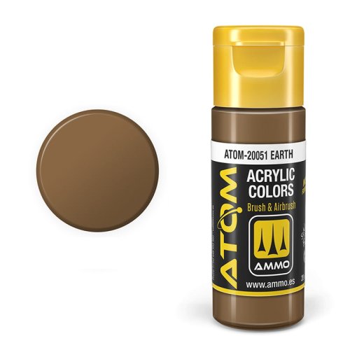 Przejdź do produktu Ammo Mig 20051 - Farba akrylowa Atom Earth 20 ml