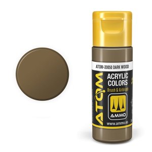 Ammo Mig 20050 - Farba akrylowa Atom Dark Wood 20 ml