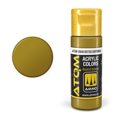 Przejdź do produktu Ammo Mig 20049 - Farba akrylowa Atom British Uniform 20 ml