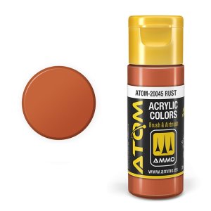 Ammo Mig 20045 - Farba akrylowa Atom Rust 20 ml