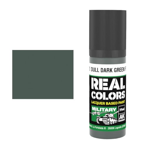 Przejdź do produktu AK Interactive RC902 - Farba Dull Dark Green FS 34092 17 ml