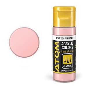 Ammo Mig 20039 - Farba akrylowa Atom Pink Flesh 20 ml