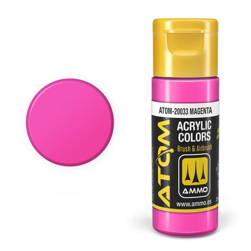 Przejdź do produktu Ammo Mig 20033 - Farba akrylowa Atom Magenta 20 ml