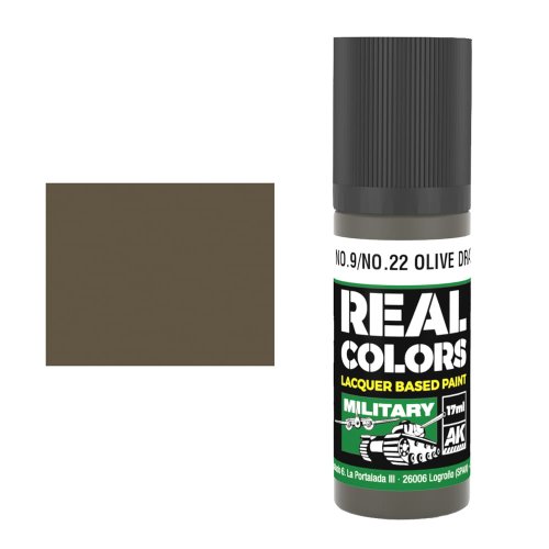 Przejdź do produktu AK Interactive RC883 - Farba No.9/No.22 Olive Drab WWII 17 ml
