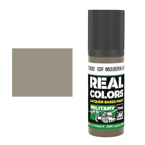 Przejdź do produktu AK Interactive RC882 - Farba IDF Modern Grey 17 ml