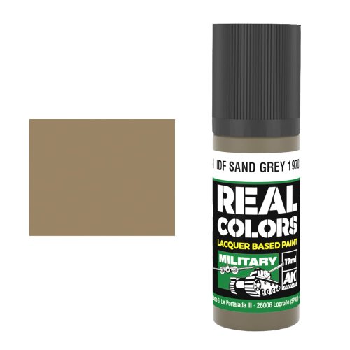 Przejdź do produktu AK Interactive RC881 - Farba IDF Sand Grey 1970S-1980S 17 ml