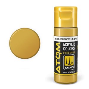 Ammo Mig 20024 - Farba akrylowa Atom Sandgelb RLM79 20 ml