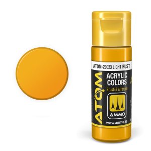 Ammo Mig 20023 - Farba akrylowa Atom Light Rust 20 ml