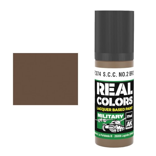 Przejdź do produktu AK Interactive RC874 - Farba S.C.C. No.2 Brown 17 ml