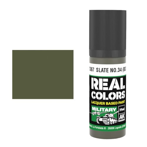 Przejdź do produktu AK Interactive RC867 - Farba Slate No.34 BS381 17 ml