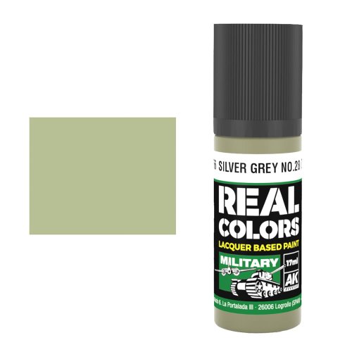 Przejdź do produktu AK Interactive RC866 - Farba Silver Grey No.28  BS381 17 ml