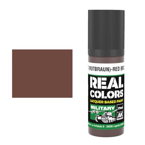 Przejdź do produktu AK Interactive RC863 - Farba Rotbraun - Red Brown RAL 8013 17 ml