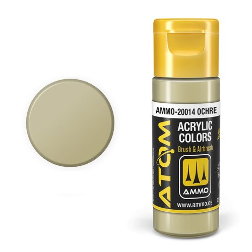 Przejdź do produktu Ammo Mig 20014 - Farba akrylowa Atom Ochre 20 ml