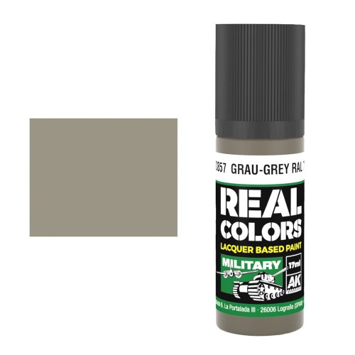 Przejdź do produktu AK Interactive RC857 - Farba Grau - Grey RAL 7027 17 ml