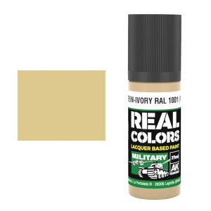 AK Interactive RC851 - Farba Elfenbein - Ivory RAL 1001 Interior Color 17 ml