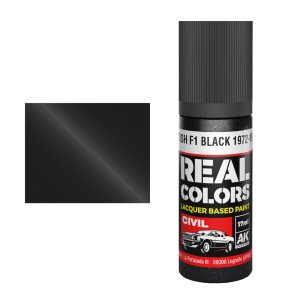 AK Interactive RC828 - Farba British F1 Black 1972-1986 17 ml