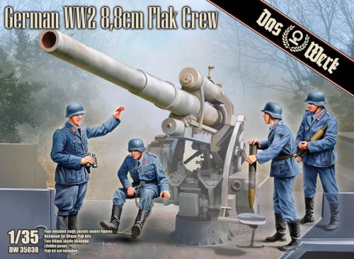 Przejdź do produktu Das Werk DW35038 - 1:35 German WW2 8,8cm Flak Crew