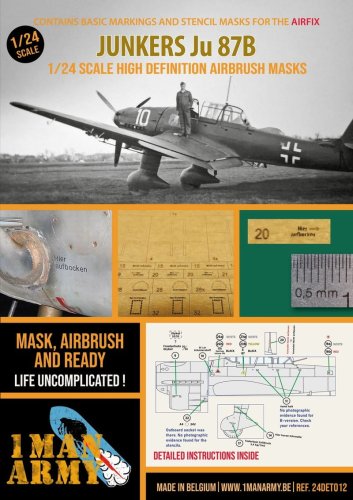 Przejdź do produktu 1 Man Army 24DET012 - 1:24 Junkers Ju 87B - Airfix