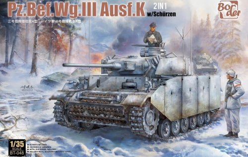 Przejdź do produktu Border BT048 - 1:35 Pz.Bef.Wg.III Ausf.K w/ Schürzen