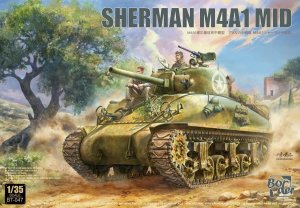 Border BT047 - 1:35 Sherman M4A1 mid