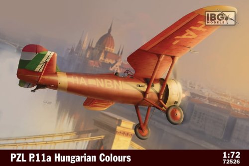 Przejdź do produktu IBG 72526 - 1:72 PZL P.11a Hungarian Colours