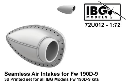Przejdź do produktu IBG 72U012 - 1:72 Seamless Air Intakes for Fw 190D-9 3D Printed Set for The Whole IBG Fw 190D-9 Family