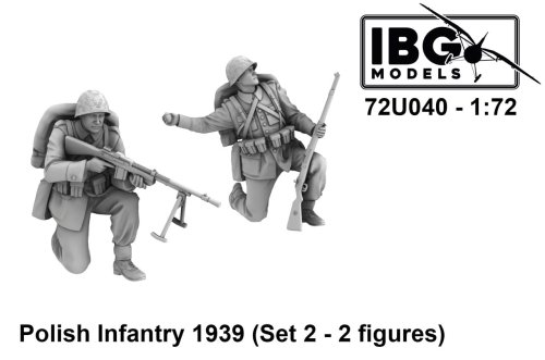 Przejdź do produktu IBG 72U040 - 1:72 Polish Infantry 1939 Set 2 - 2 Figures