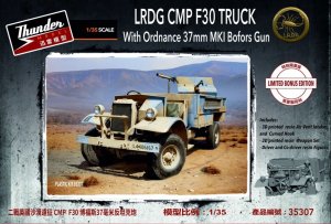 Thunder Model 35307 - 1:35 LRDG CMP F30 Truck With Ordnance 37 mm MKI Bofors Gun Limited Bonus Edition