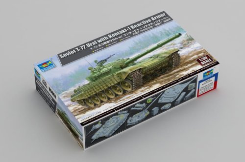 Przejdź do produktu Trumpeter 09602 - 1:35 Soviet T-72 Ural with Kontakt-1 Reactive Armor