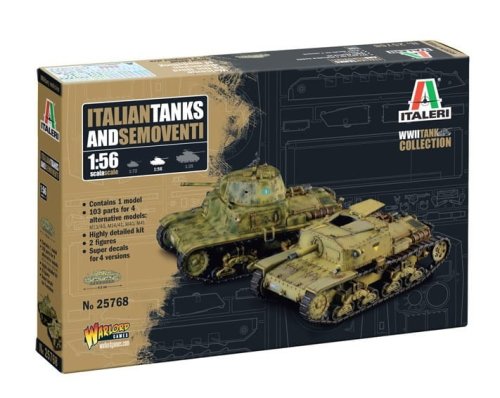 Przejdź do produktu Italeri 25768 - 1:56 Italian Tanks and Semoventi