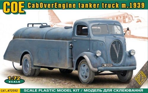 Przejdź do produktu Ace 72592 - 1:72 COE CabOverEngine Tanker Truck m.1939