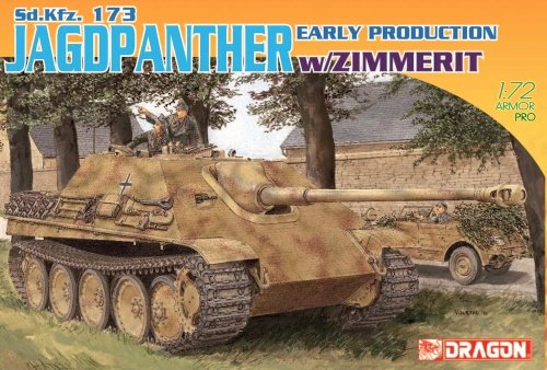 Przejdź do produktu DRAGON 7241 - 1:72 Sd.Kfz.173 Jagdpanther Early Production w/ Zimmerit