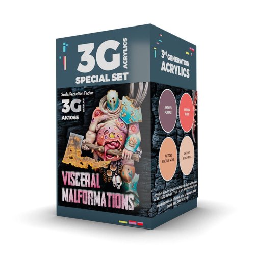 Przejdź do produktu AK Interactive 1065 - Zestaw farb Visceral Malforations Wargame Color