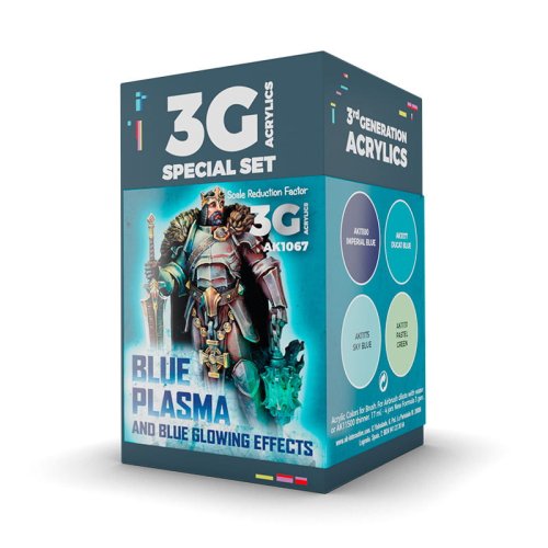 Przejdź do produktu AK Interactive 1067 - Zestaw farb Blue Plasma and Glowing Effects Wargame Color