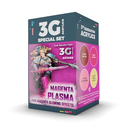 Przejdź do produktu AK Interactive 1068 - Zestaw farb Magenta Plasma and Glowing Effects Wargame Color