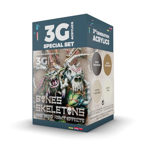 Przejdź do produktu AK Interactive 1069 - Zestaw farb Bones and Skeletons Wargame Color