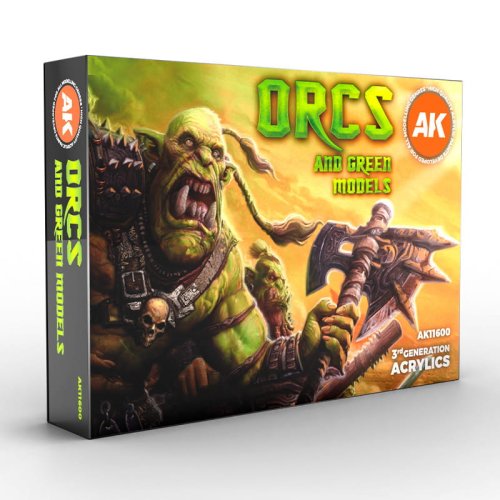 Przejdź do produktu AK Interactive 11600 - Zestaw farb Orcs and Green Models